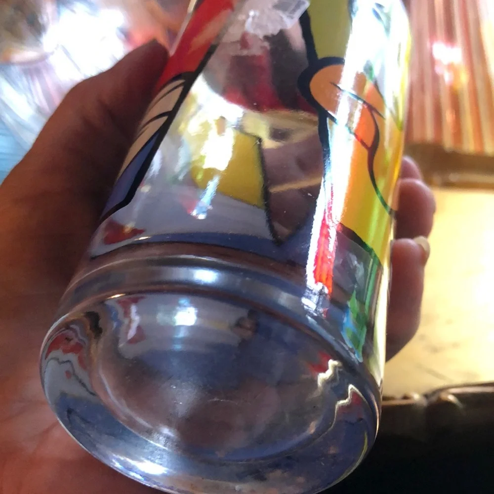 ▪️WARNER BROS. Bugs Bunny and Daffy Duck Glass Tumbler 🐰